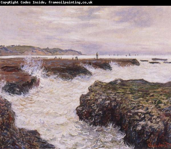 Claude Monet The Rocks near Pourville at Ebb Tide